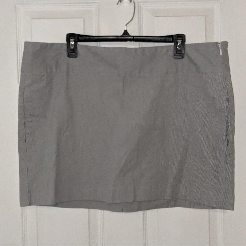 Pinstripe Mini Skirt